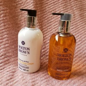 Molton Brown Luxury Handsoap and Lotion